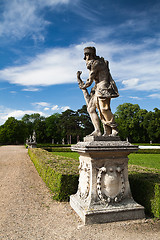 Image showing Garden in the Castle in Slavkov