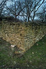 Image showing Stone wall