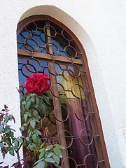 Image showing Flower window. Nicosia. Cyprus