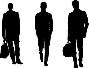 Image showing Silhouette fashion men