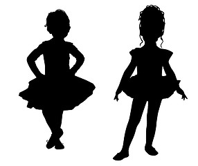 Image showing Small ballerinas