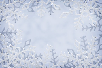 Image showing Snowflakes background