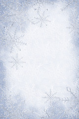 Image showing Snowflakes background