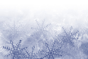 Image showing Snowflakes background