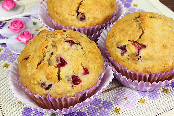 Image showing Homemade muffins