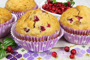 Image showing Homemade muffins