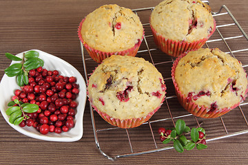 Image showing Homemade muffins