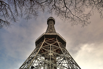 Image showing Prague Lookout Tower Petrin 