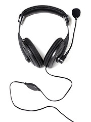 Image showing Headphones with microphone