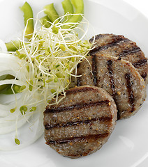 Image showing Grilled Burgers