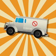 Image showing The fantastic armored truck