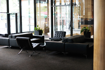 Image showing luxury hotel lobby