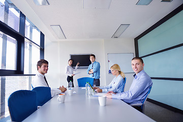 Image showing business people in a meeting at office