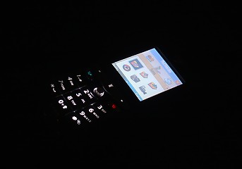 Image showing cellphone in the dark