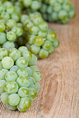 Image showing  fresh green grapes 