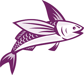 Image showing Flying Fish Retro