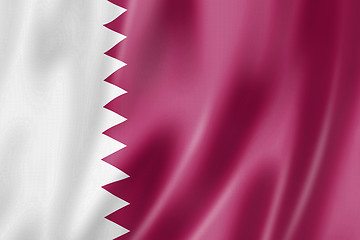 Image showing Qatar flag