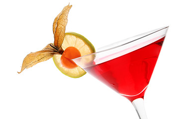 Image showing Red Fruit Cocktail