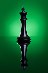 Image showing the black king of chess