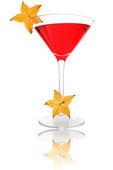 Image showing Starfruit cocktail