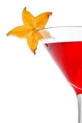 Image showing Starfruit Cocktail