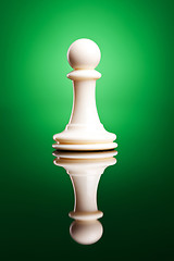 Image showing white pawn