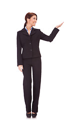 Image showing business woman presenting 