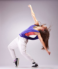 Image showing Beautiful woman dancer