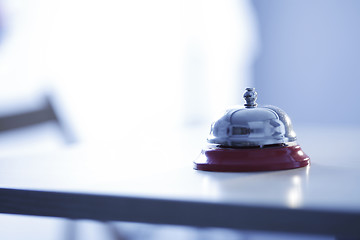 Image showing Close up photo of a bell 