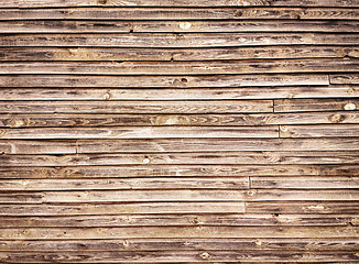 Image showing Wooden wall