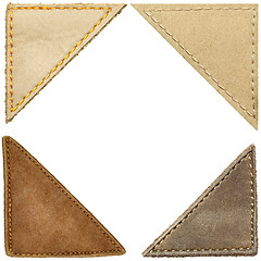 Image showing Leather corners