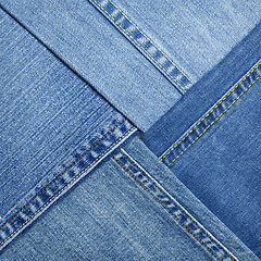 Image showing Jeans texture