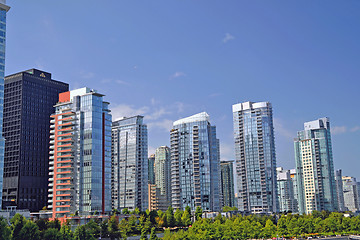 Image showing tall buildings