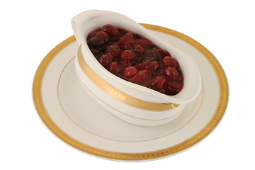 Image showing Cranberry Sauce - diagonal presentation