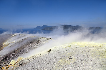 Image showing Vulcano volcano crater