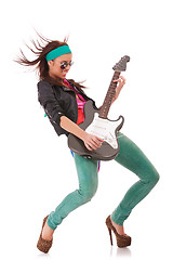 Image showing rock and roll babe