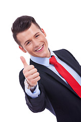 Image showing Smiling confident business man 