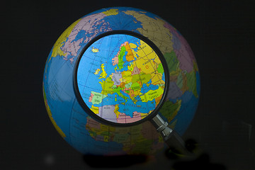 Image showing Europe in focus

