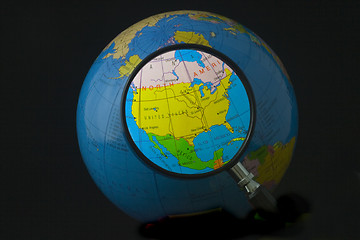 Image showing North America in focus


