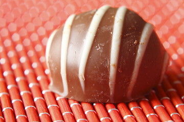 Image showing milk chocolate truffle