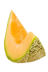 Image showing Slice of Australian rockmelon