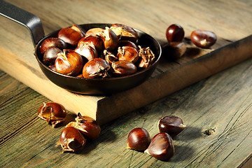 Image showing Roasted chestnuts.