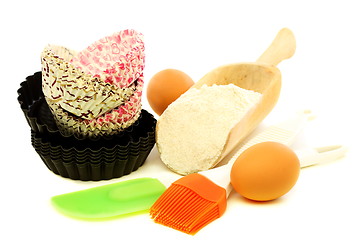 Image showing Set for baking cakes.