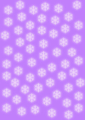 Image showing Snowflake background