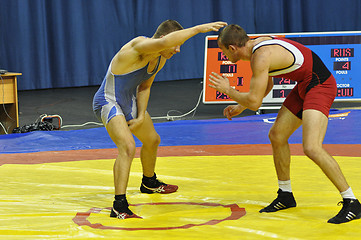 Image showing Competitions on Greco-Roman wrestling