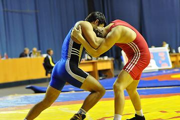 Image showing Competitions on Greco-Roman wrestling