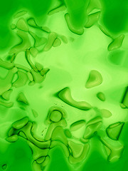 Image showing Green dark abstract background