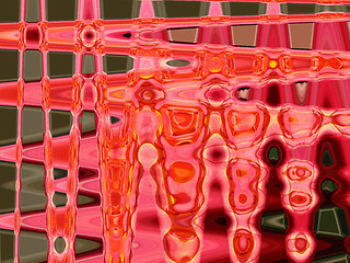 Image showing Red abstract background