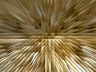 Image showing Brown abstract background