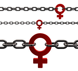 Image showing female chain